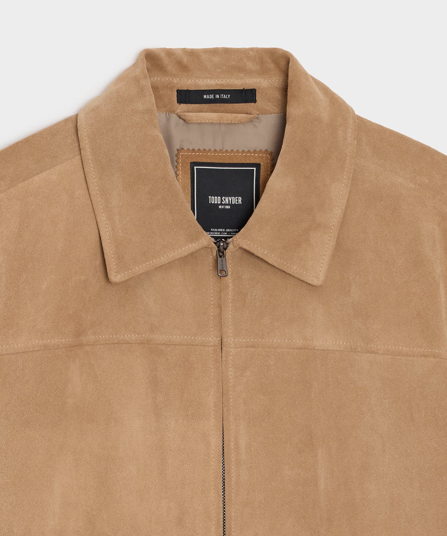Italian Suede Grant Jacket