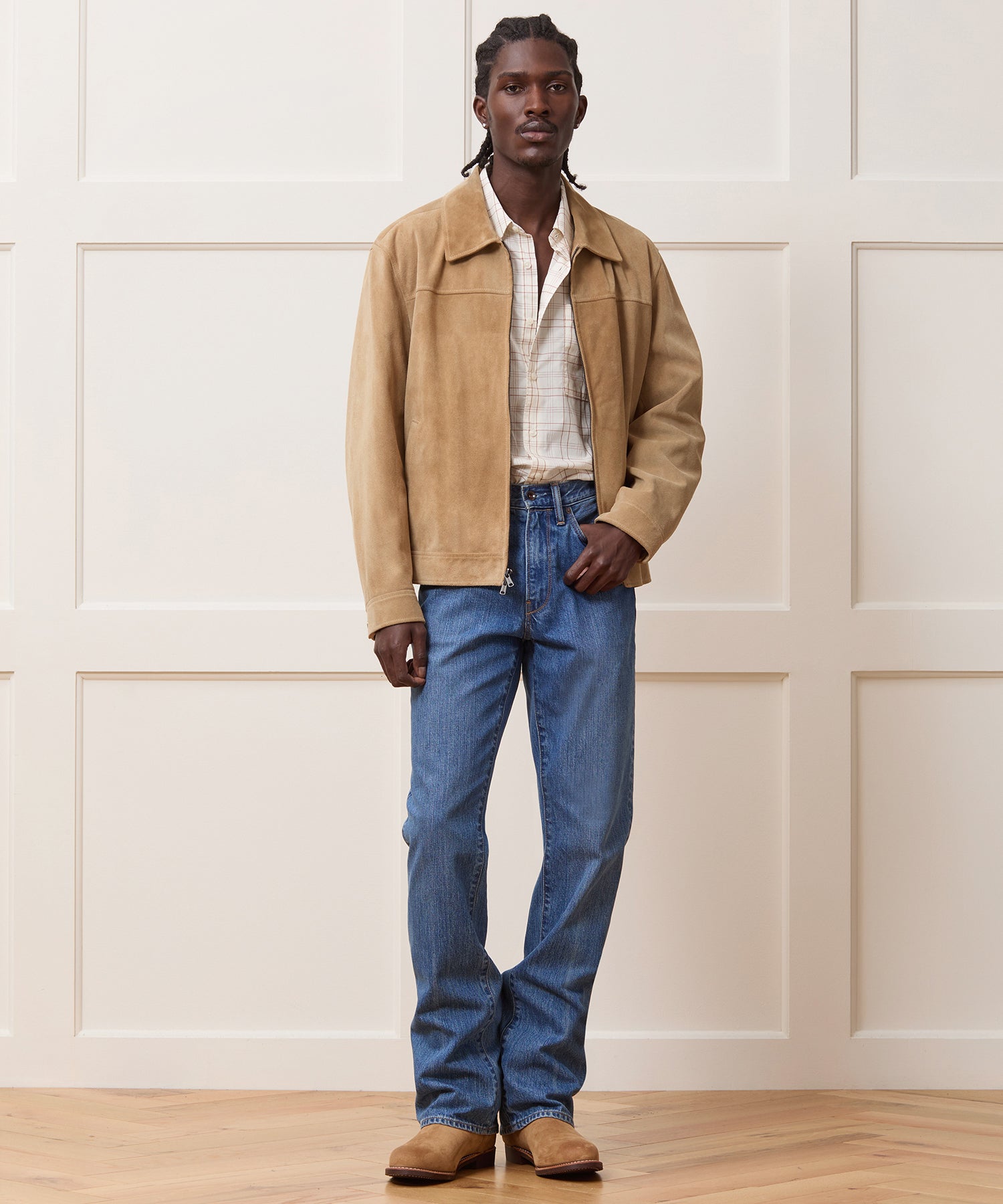 Italian Suede Grant Jacket