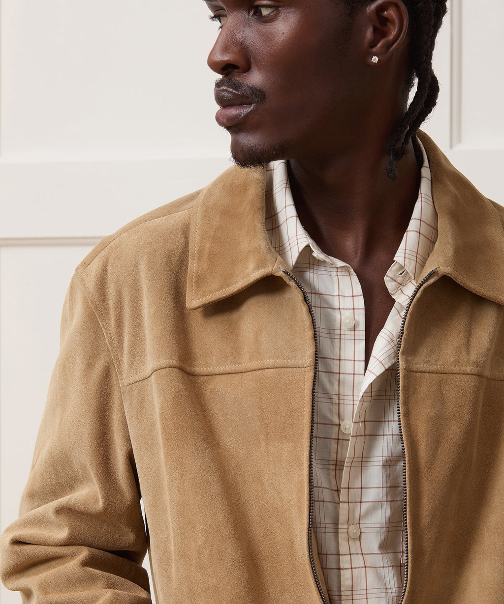 Italian Suede Grant Jacket