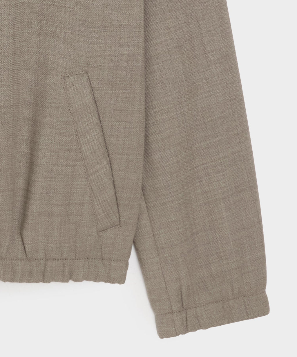 Lightweight Italian Wool Bomber Jacket