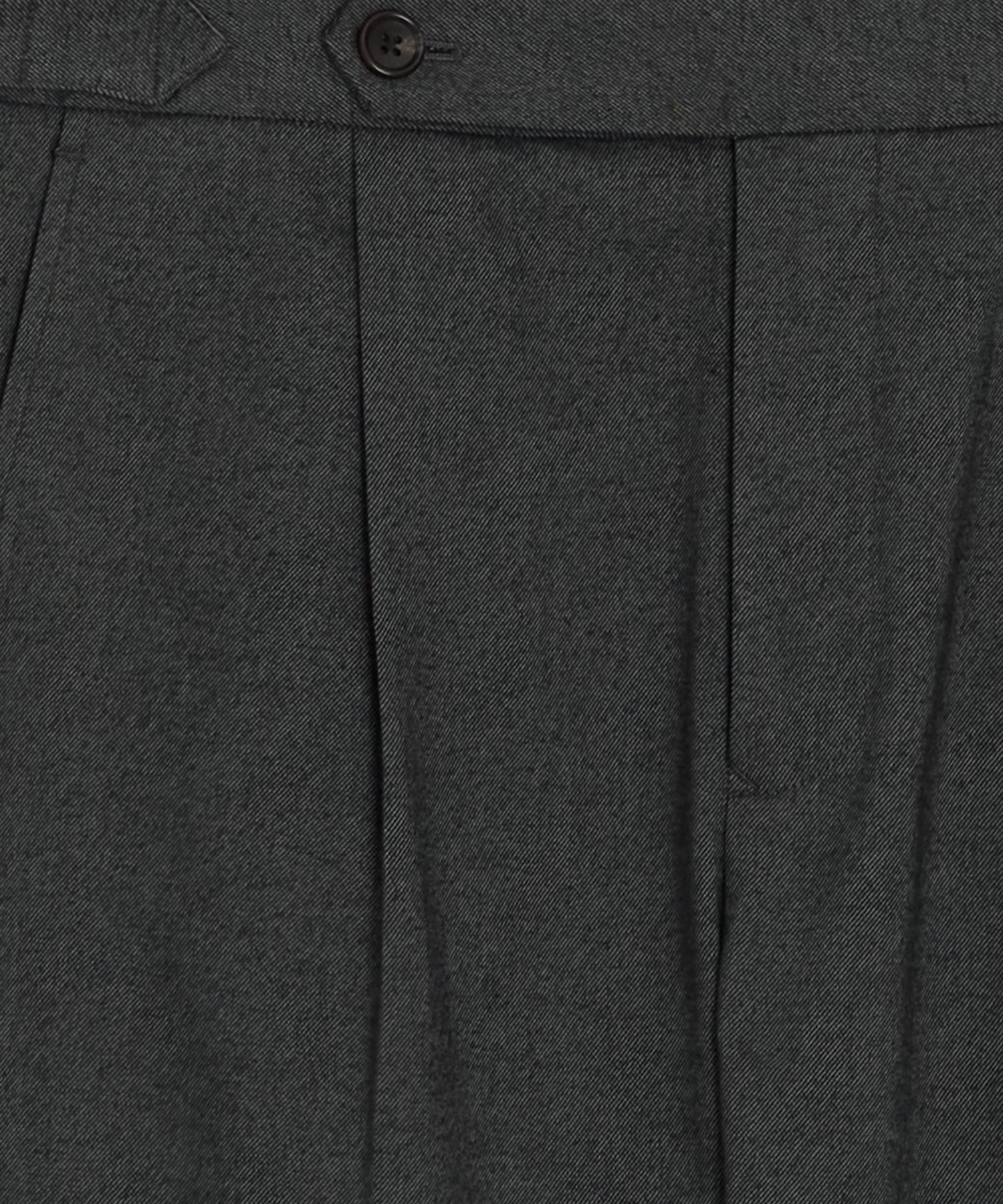 Italian Heathered Cotton Side Tab Trouser