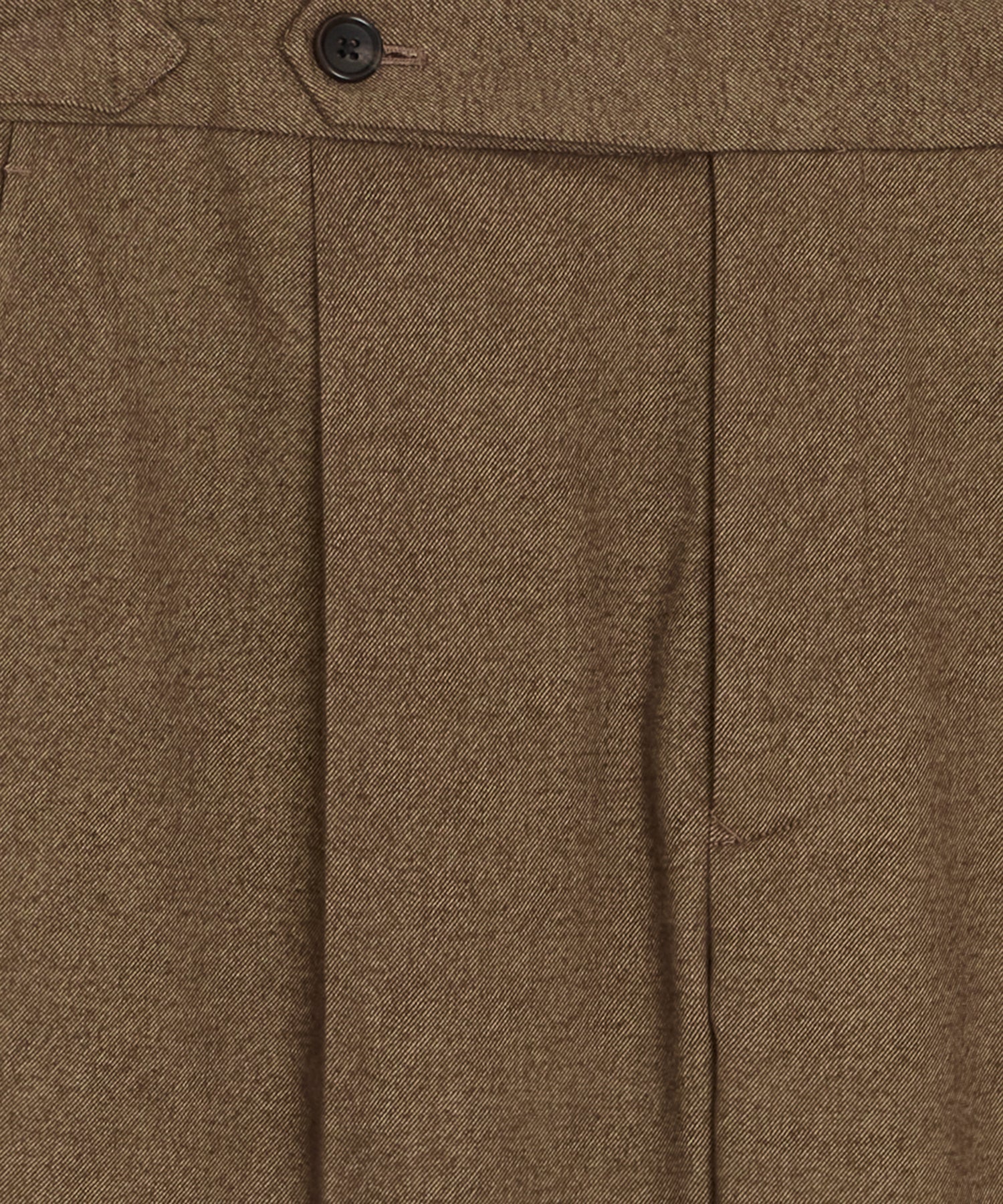Italian Heathered Cotton Side Tab Trouser