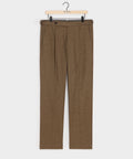 Italian Heathered Cotton Side Tab Trouser