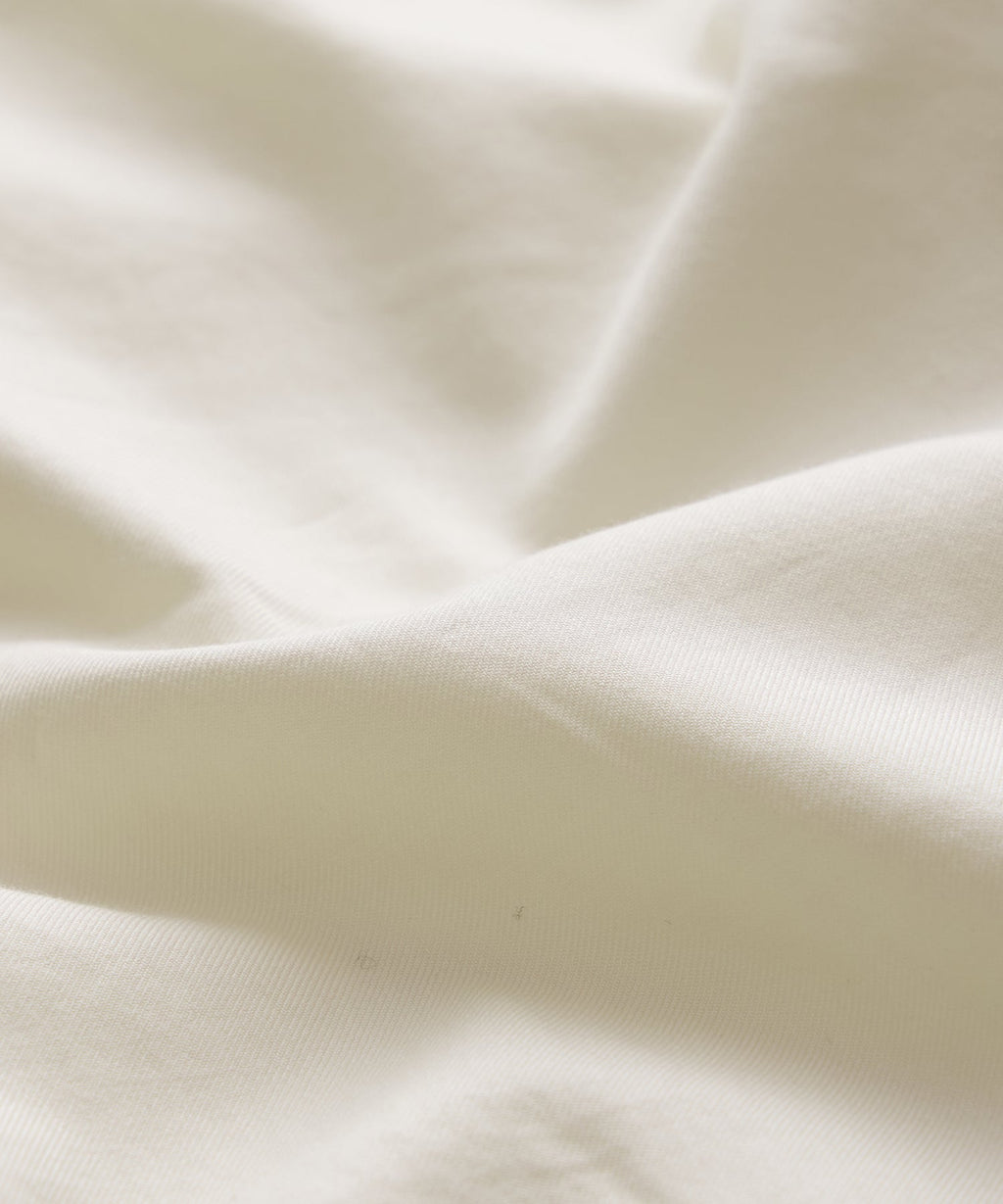 Cotton Twill Long Point Collar Shirt