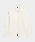 Cotton Twill Long Point Collar Shirt