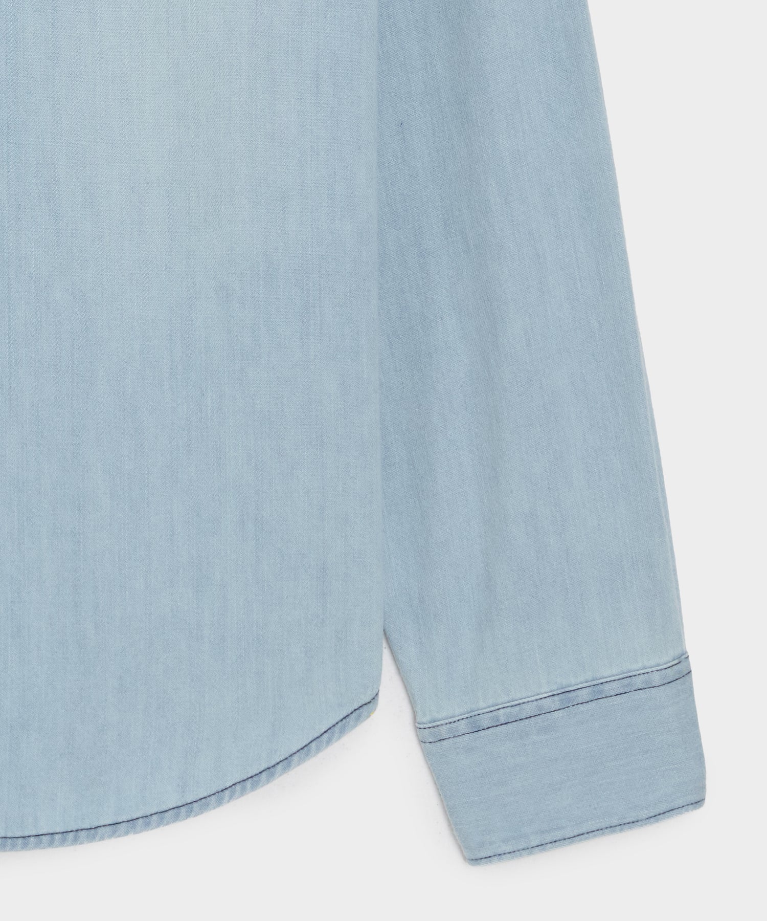 Denim Point Collar Shirt