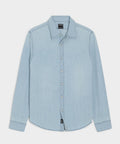 Denim Point Collar Shirt