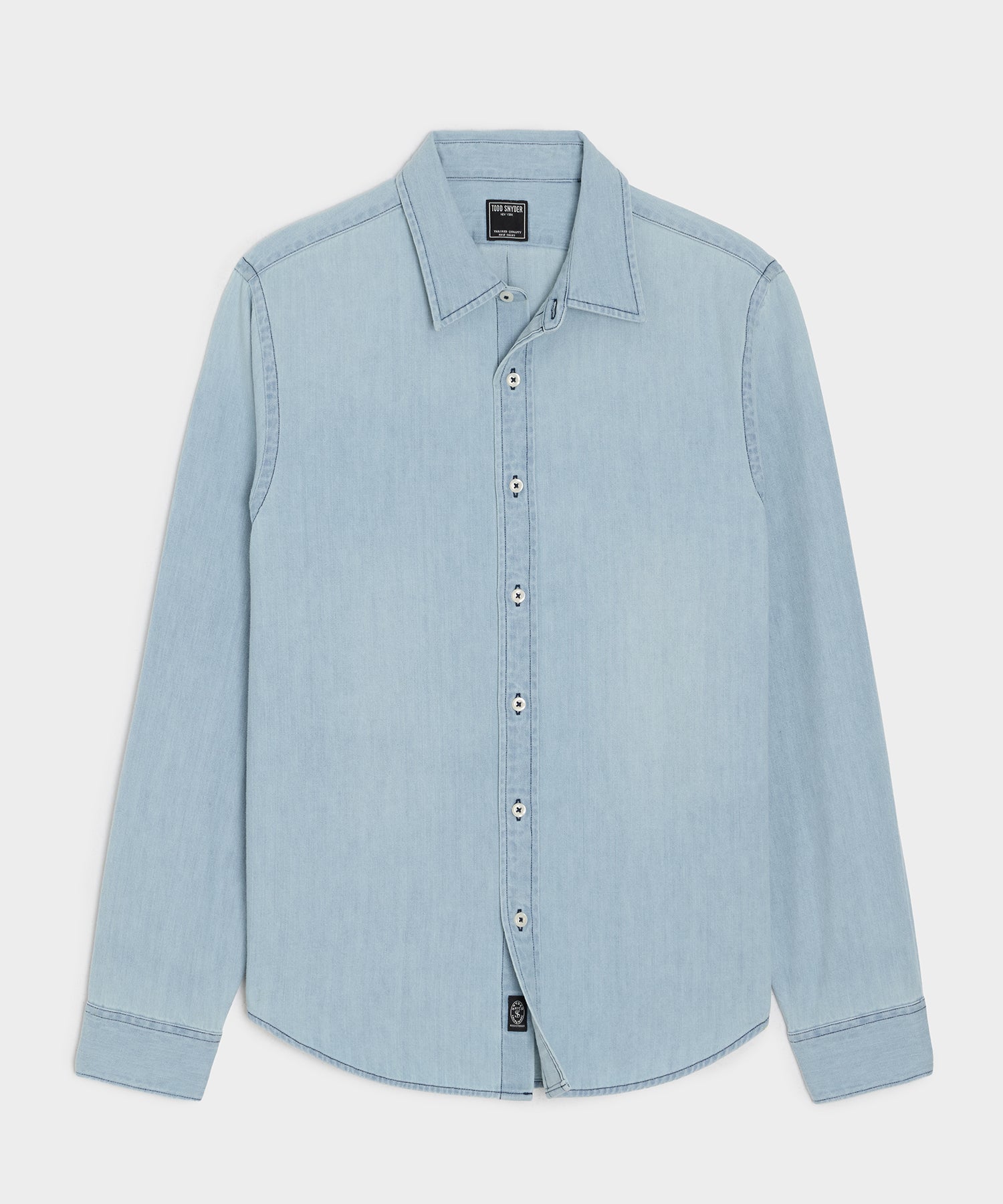 Denim Point Collar Shirt