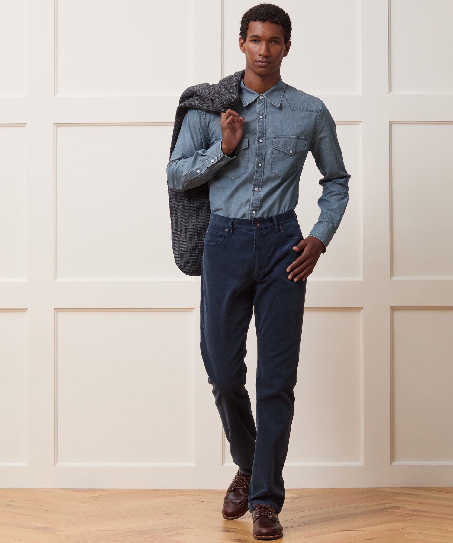 Chambray Western Shirt