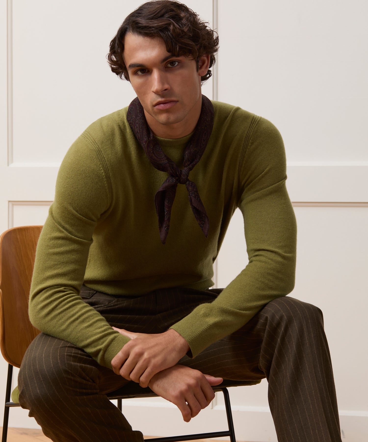 Italian Wool Paisley Neckerchief