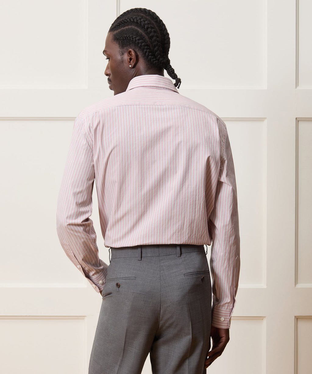 Poplin Long Point Collar Dress Shirt