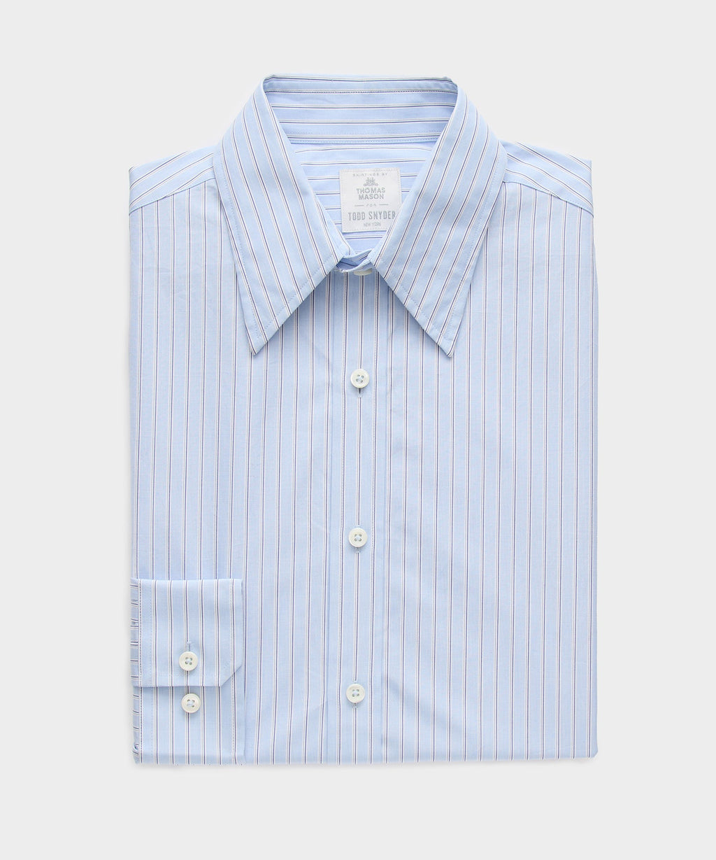 Poplin Long Point Collar Dress Shirt