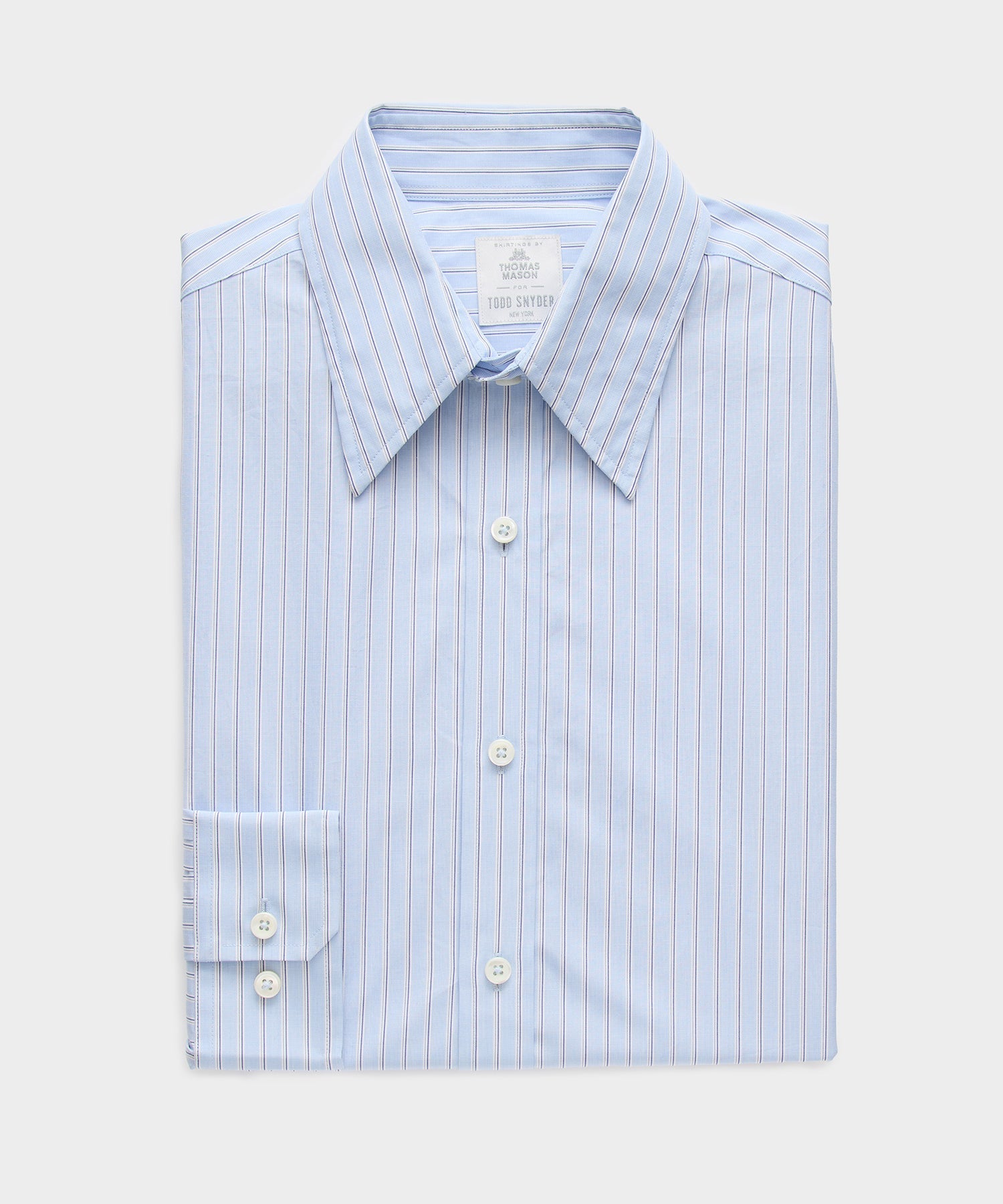 Poplin Long Point Collar Dress Shirt