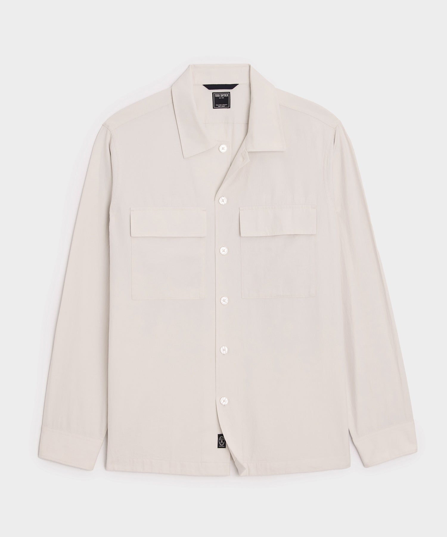 Relaxed Twill CPO Overshirt