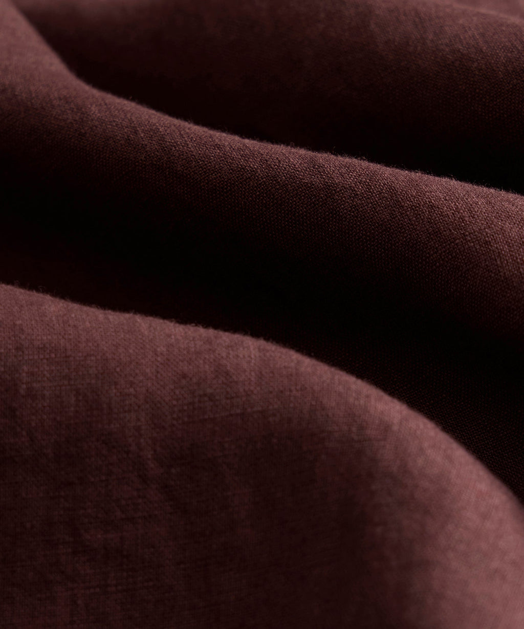 Cropped Sea Soft Irish Linen Camp Collar Shirt