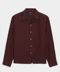 Cropped Sea Soft Irish Linen Camp Collar Shirt