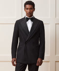 Slim Italian Wool Double-Breasted Tuxedo
