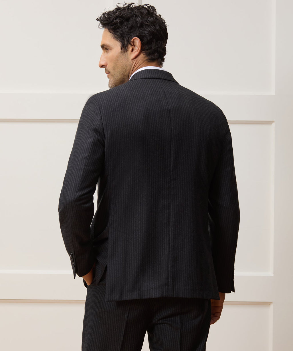 Italian Flannel Pinstripe Wythe Jacket