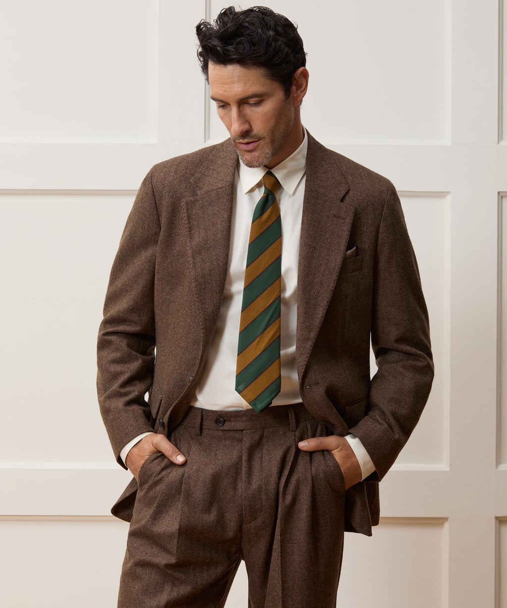 Italian Flannel Herringbone Wythe Jacket