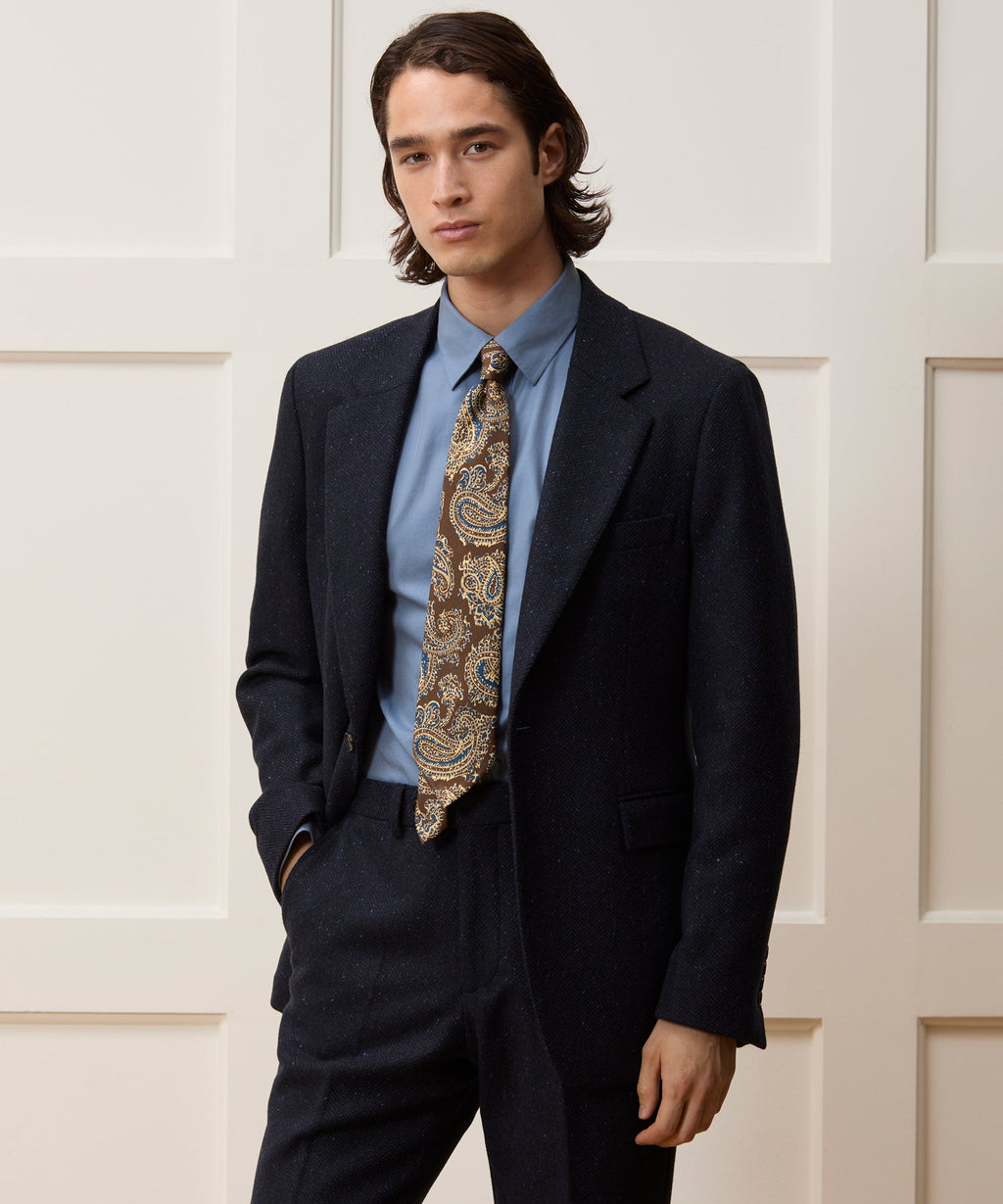 Italian Donegal Herringbone Sutton Jacket