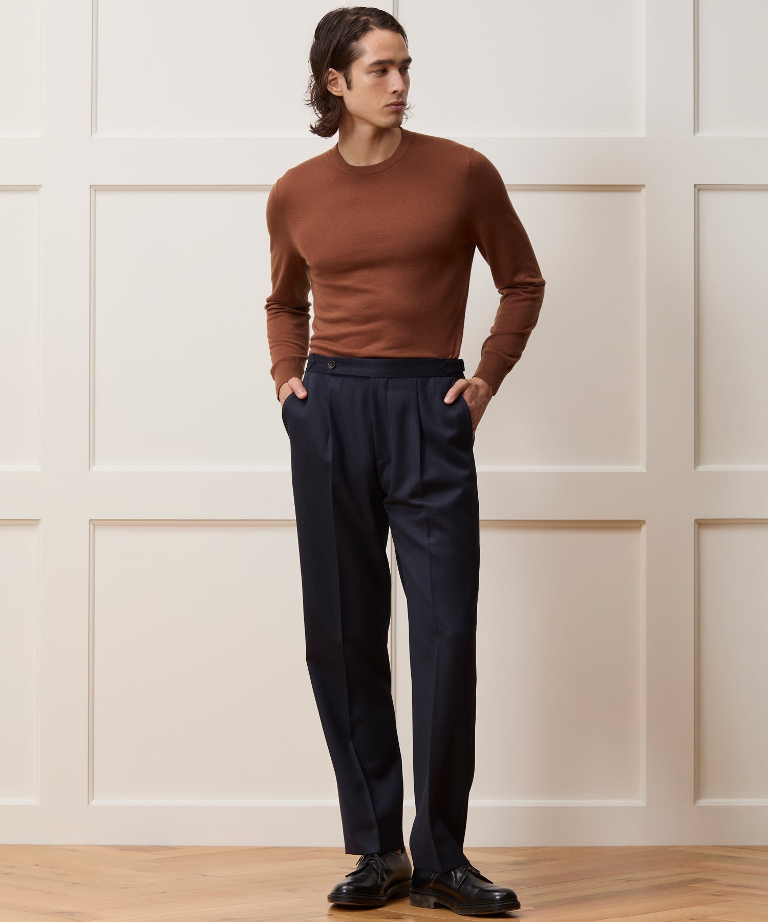 Italian Cavalry Twill Side Tab Trouser