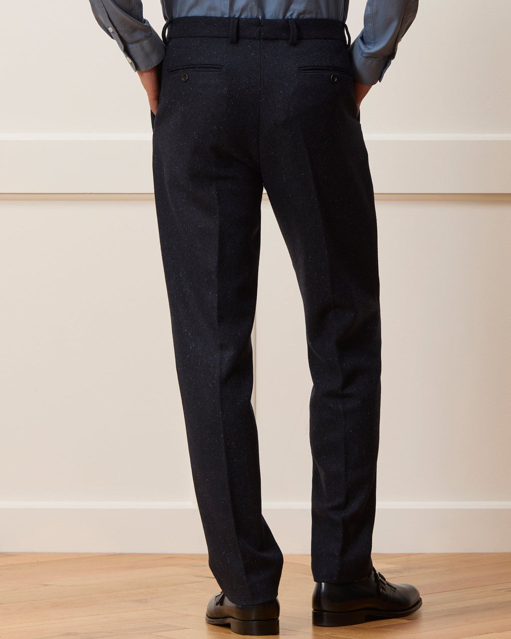 Italian Donegal Herringbone Sutton Trouser
