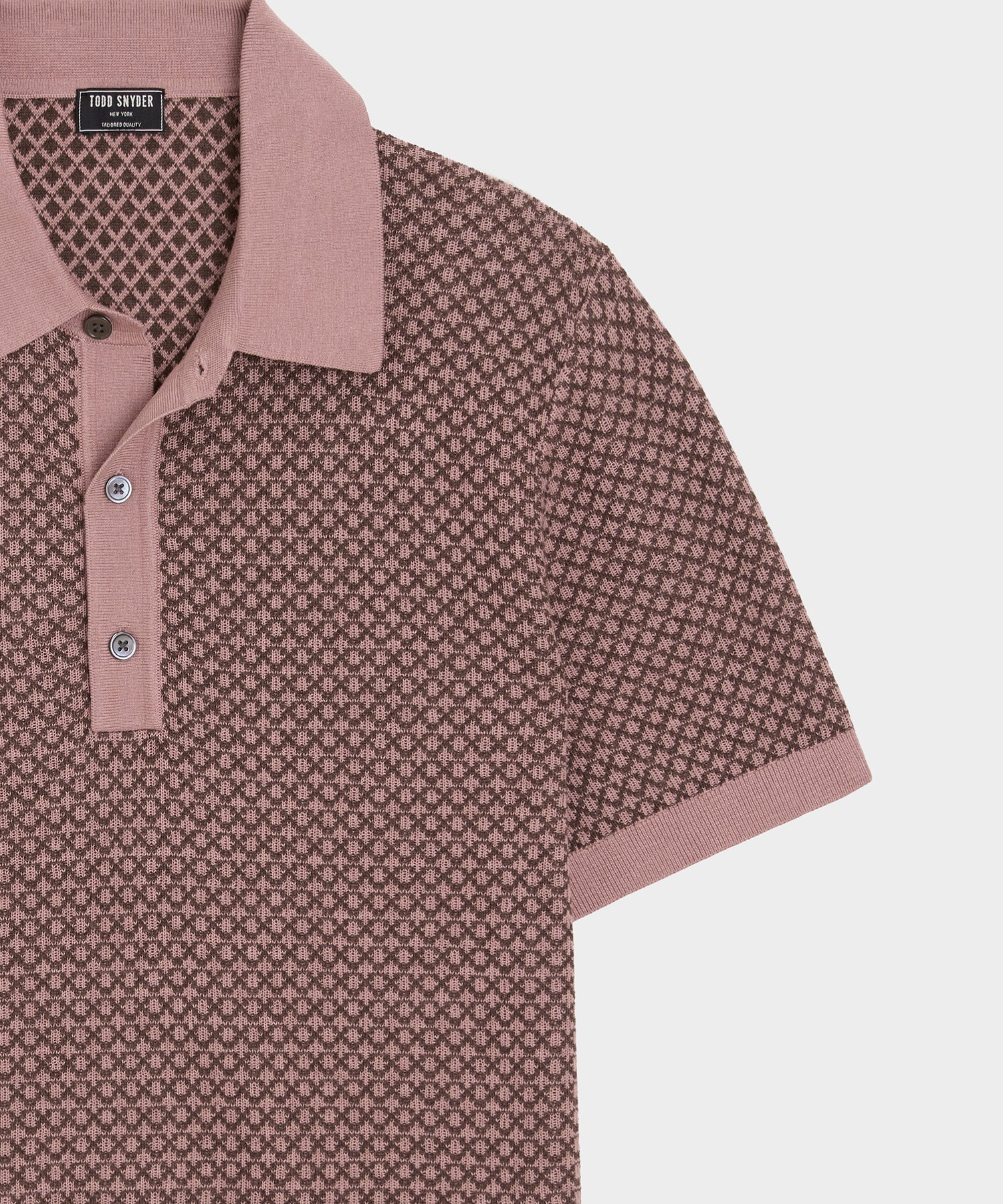 Silk-Cotton Sweater Polo