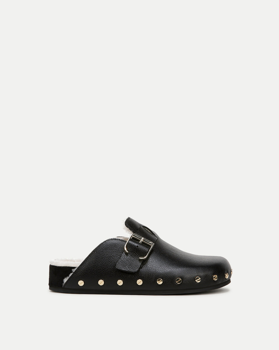 Fern Shearling Clog