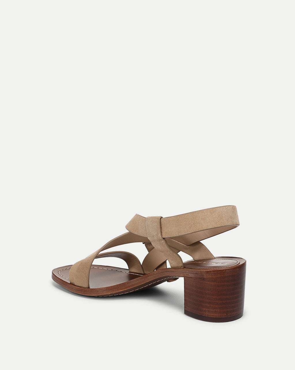 Etta Suede Mid-Heel Sandal