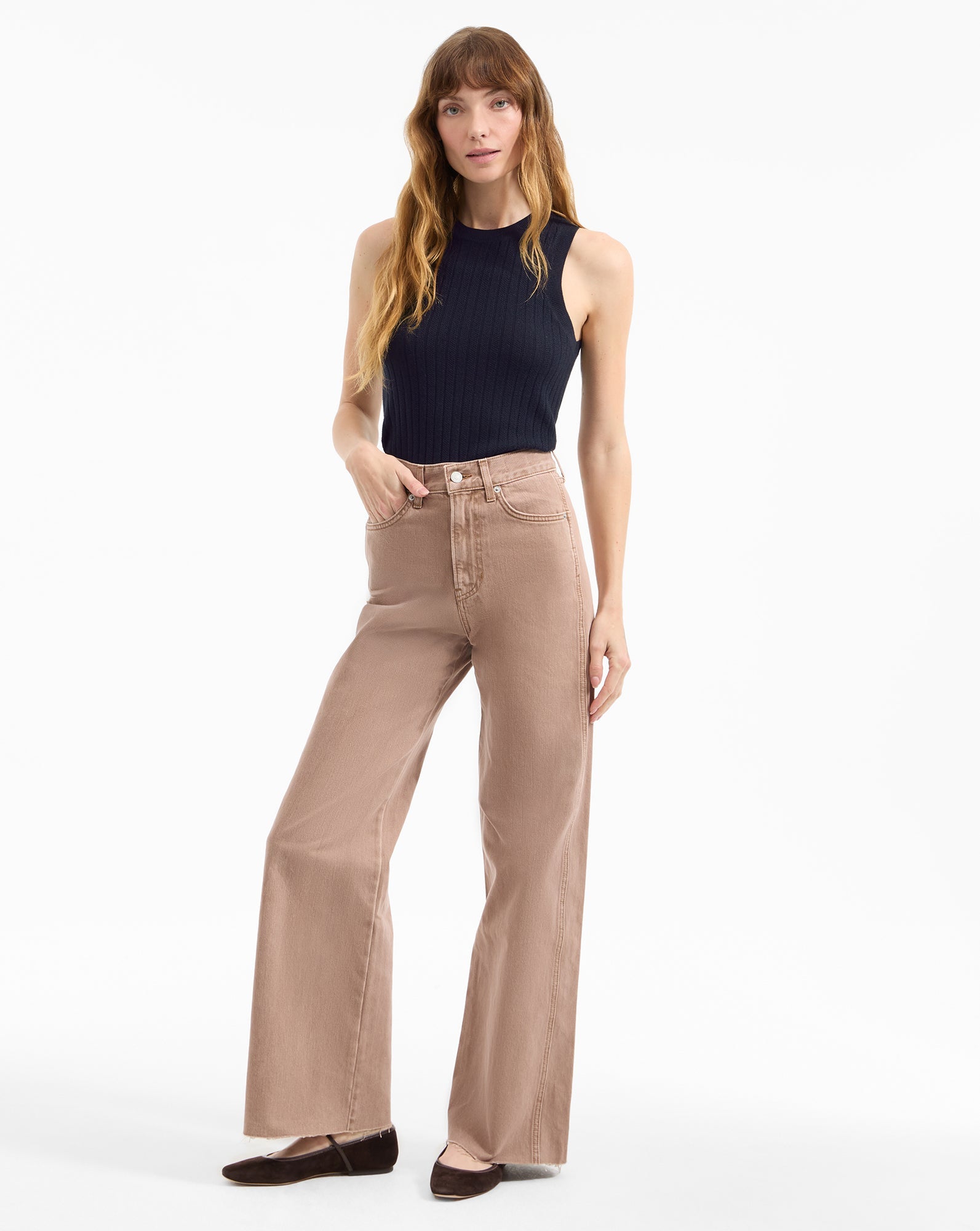 Ellie Suede Flat