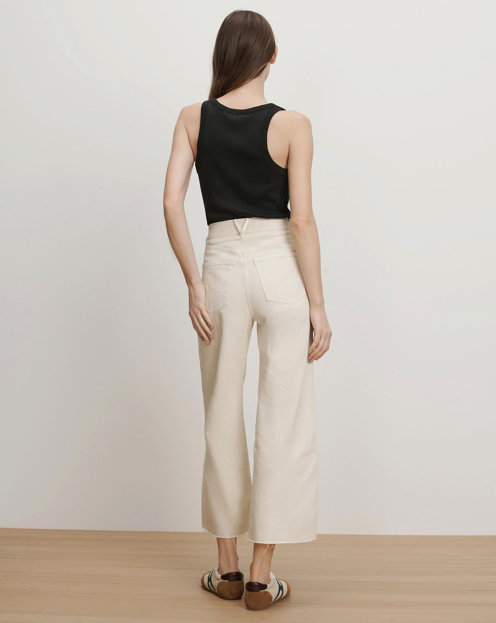 Taylor Cropped Wide-Leg Jean