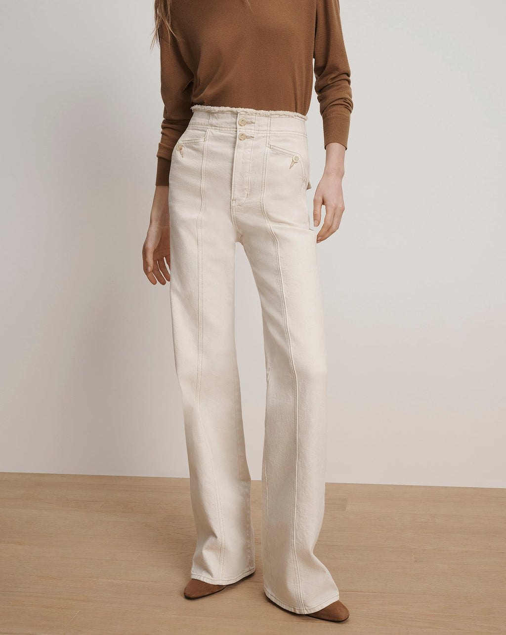 Crosbie Slim Wide-Leg Jean