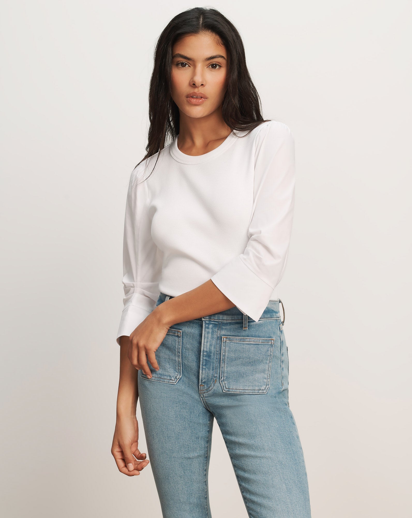 Junia Mixed-Media T-Shirt