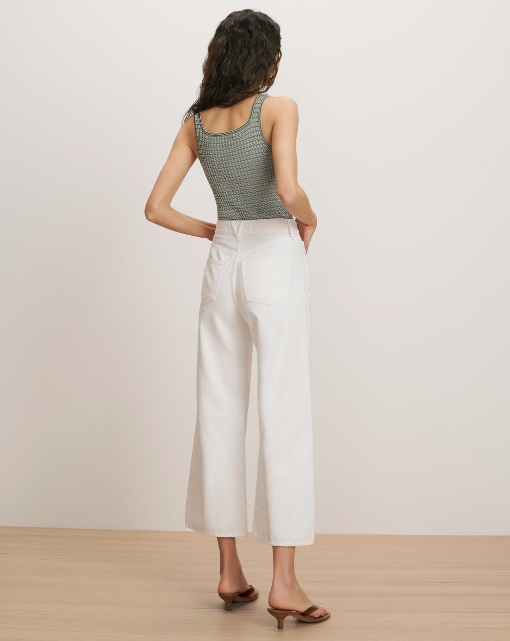 Taylor Cropped Wide-Leg Jean
