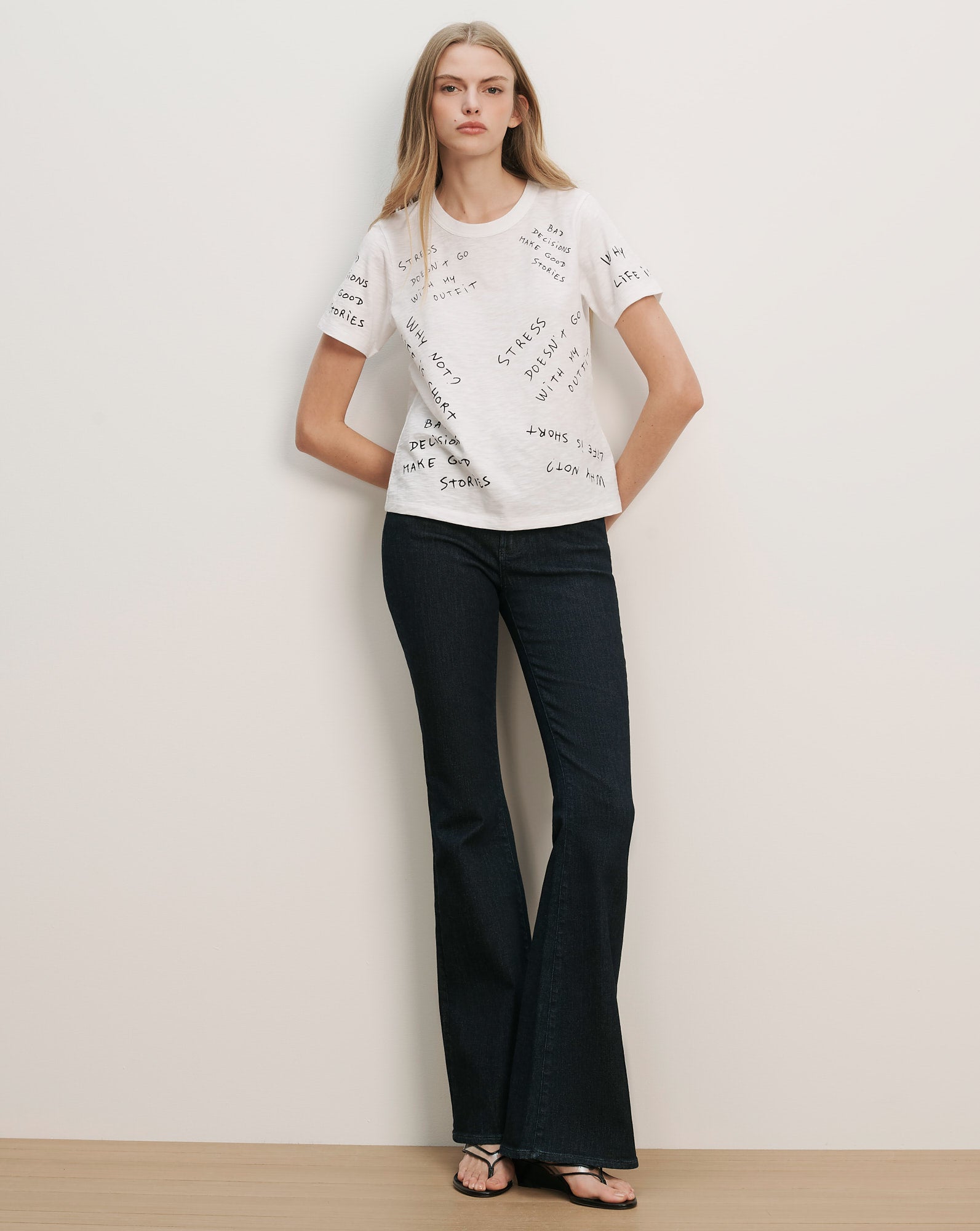 Carla Printed Crewneck T-Shirt