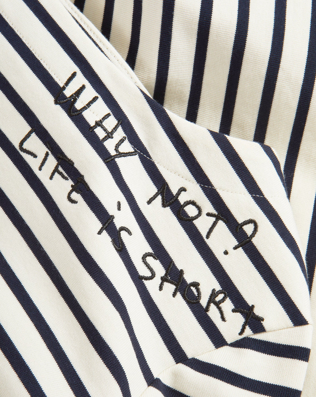 Hovey Embroidered Stripe Top
