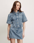 Malcom Cropped Denim Jacket