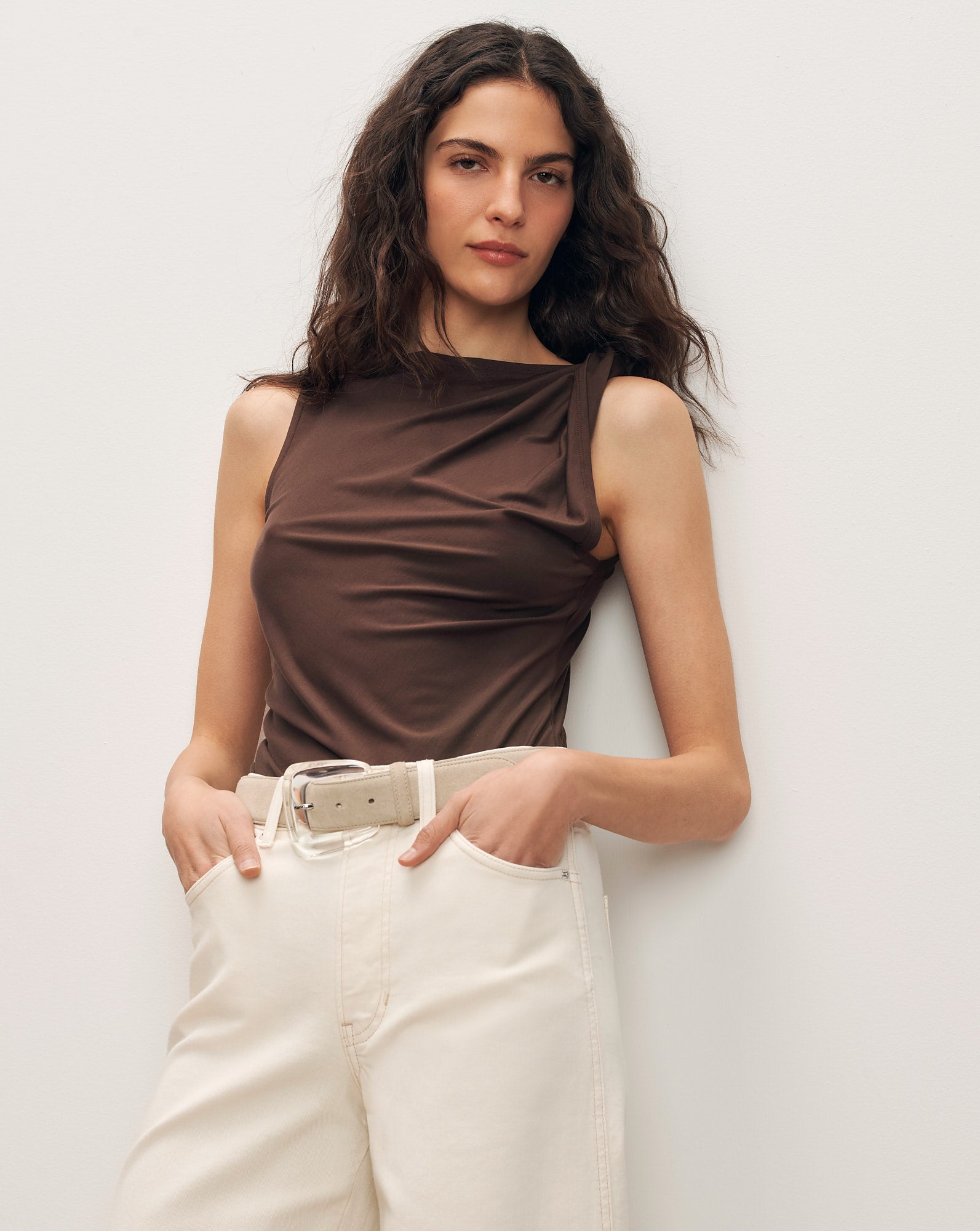 Otessa Boatneck Tank Top