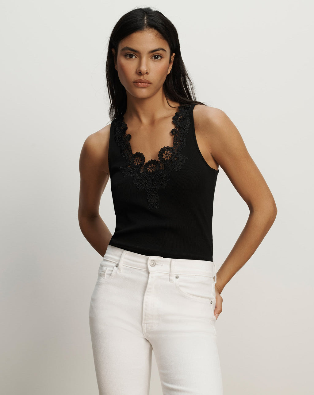 Narcisa Embroidered Tank Top