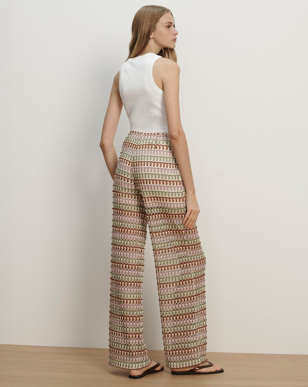 Fatima Crochet Wide-Leg Pant