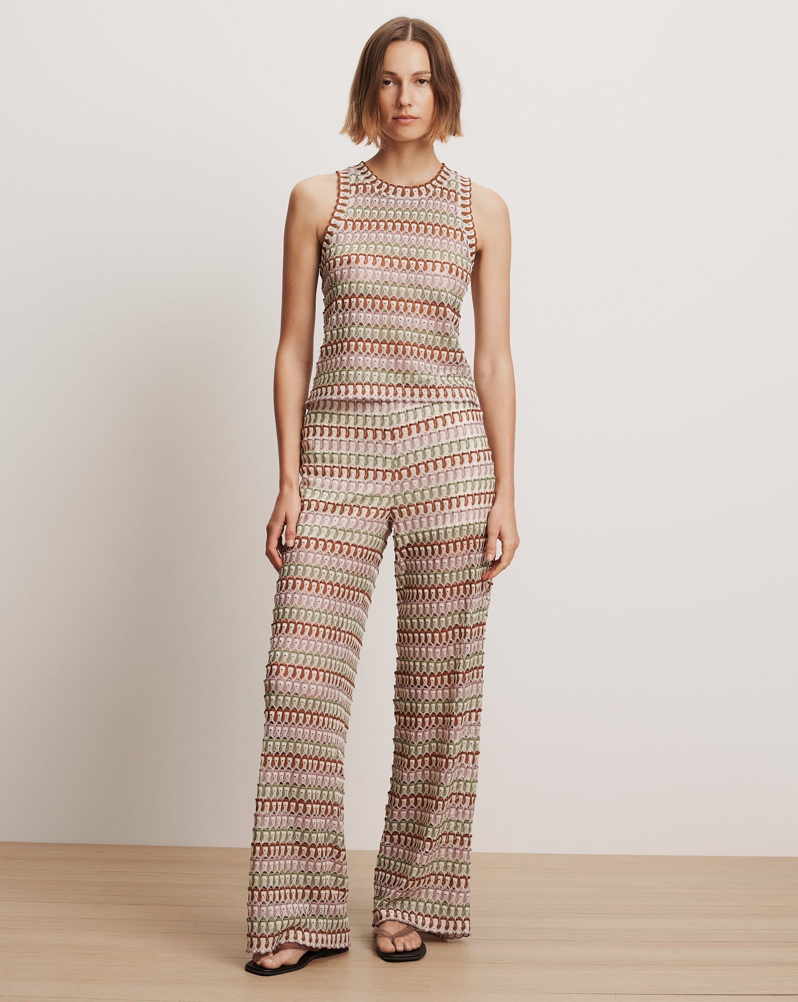 Fatima Crochet Wide-Leg Pant