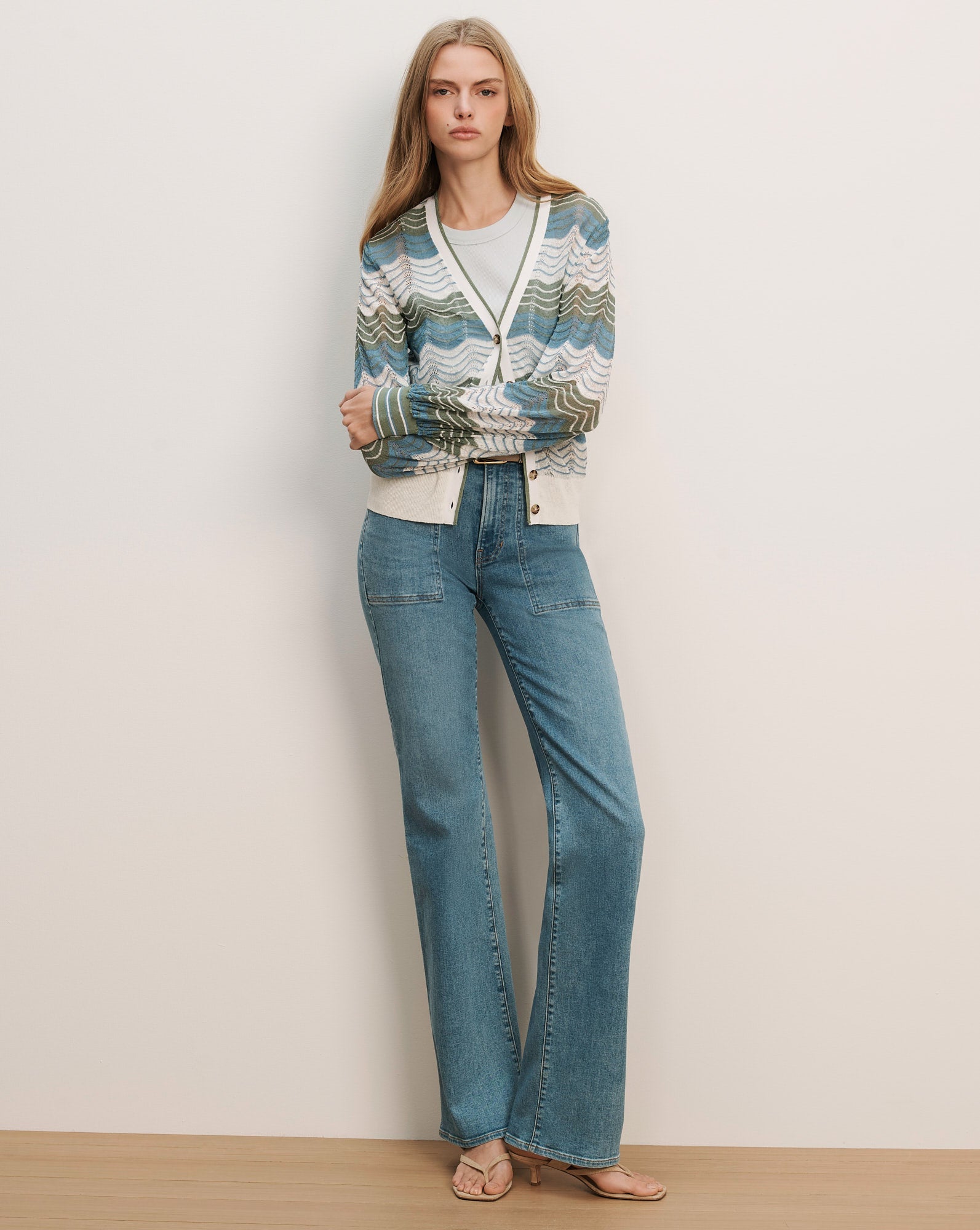 Laurinor Linen-Blend Cardigan