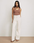 Taylor Patch-Pocket Wide-Leg Jean