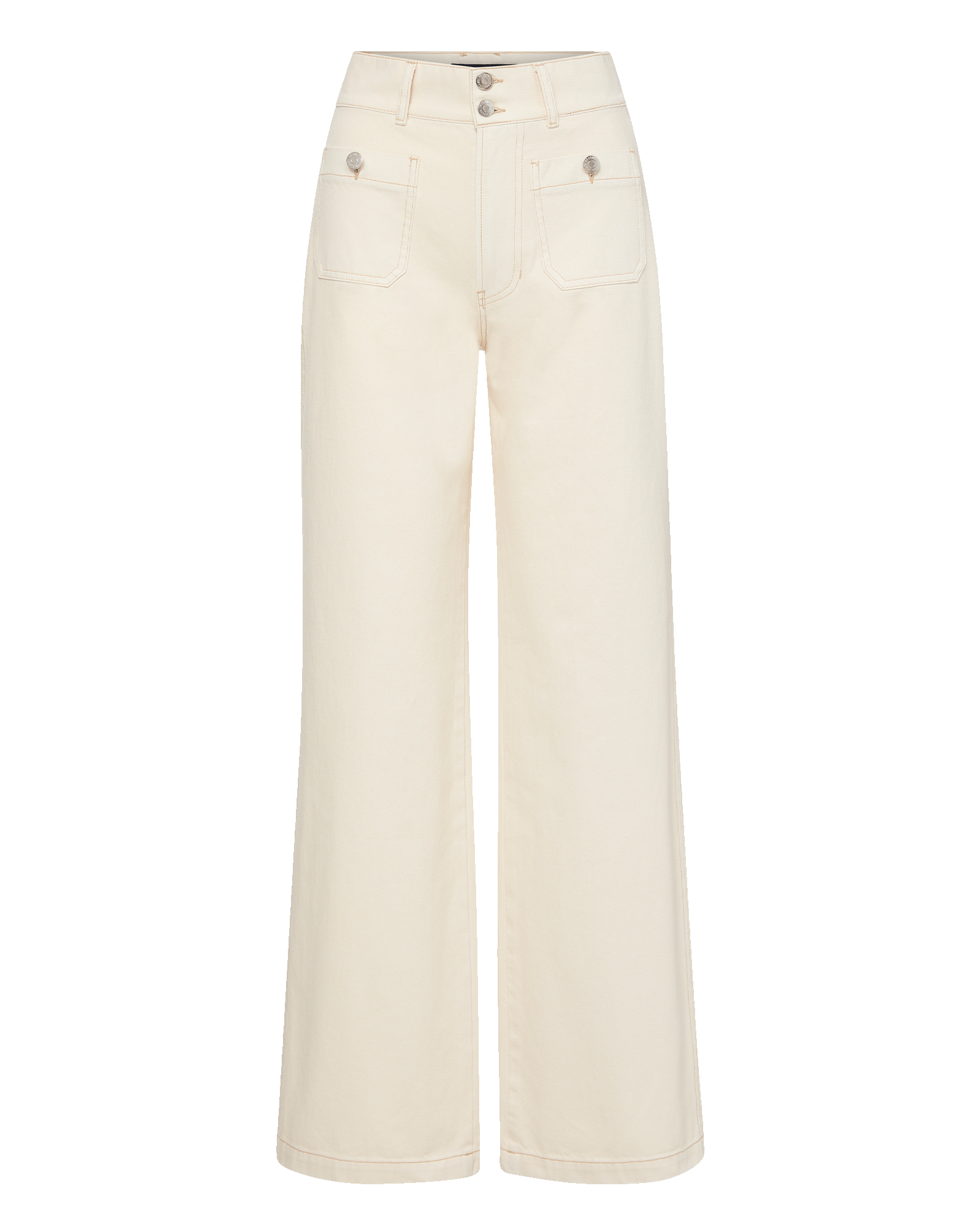Taylor Patch-Pocket Wide-Leg Jean