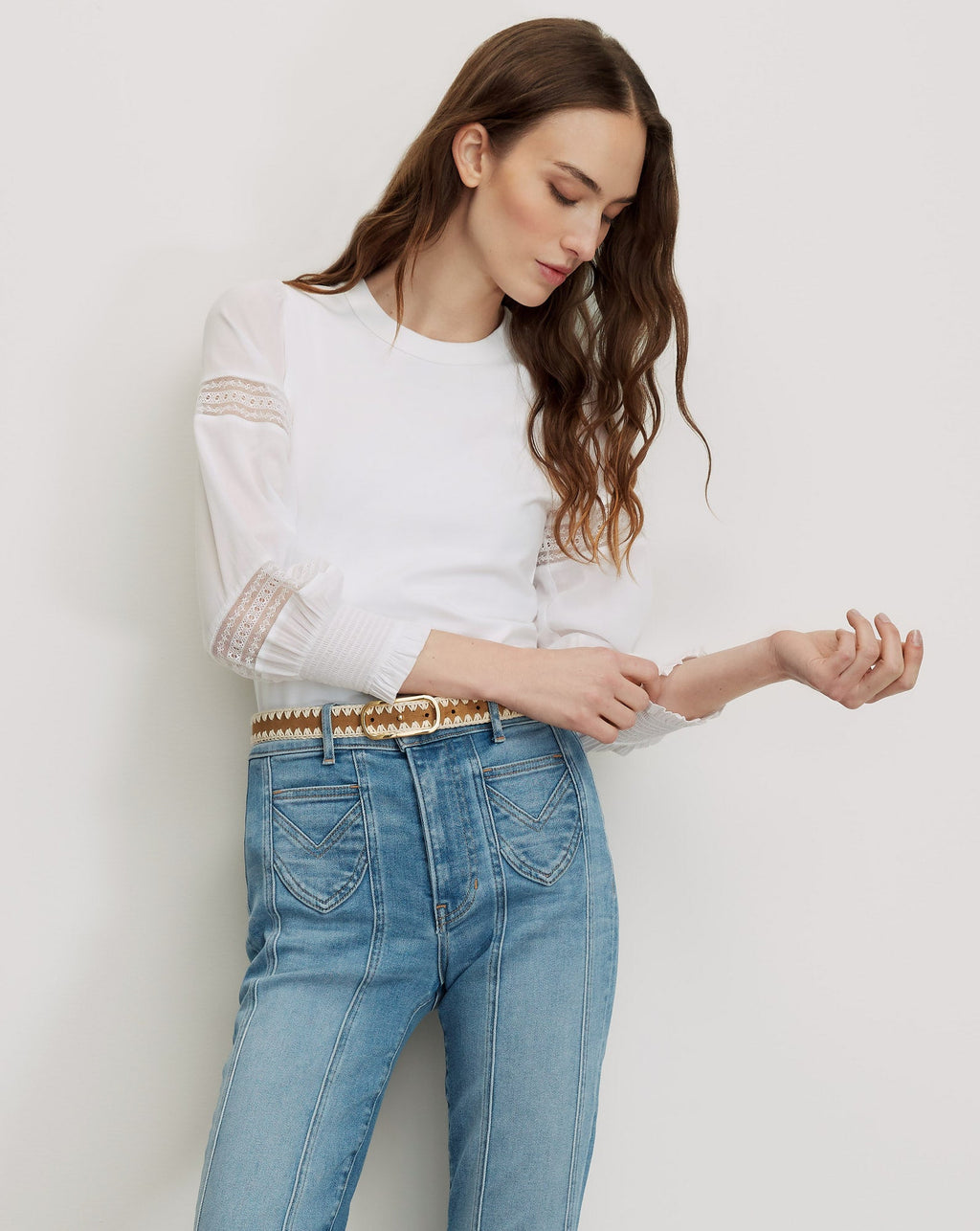 Bellamie Mixed Media Top
