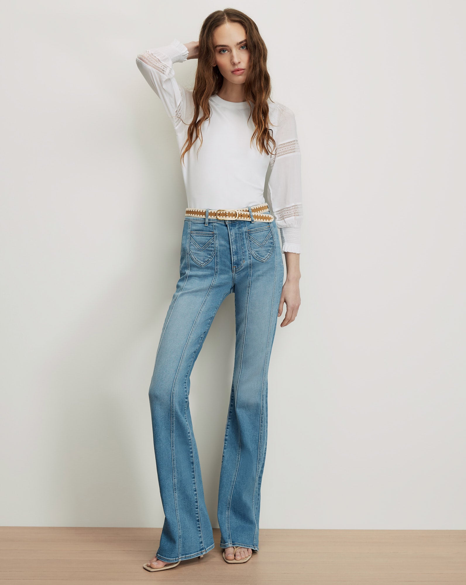 Bellamie Mixed Media Top