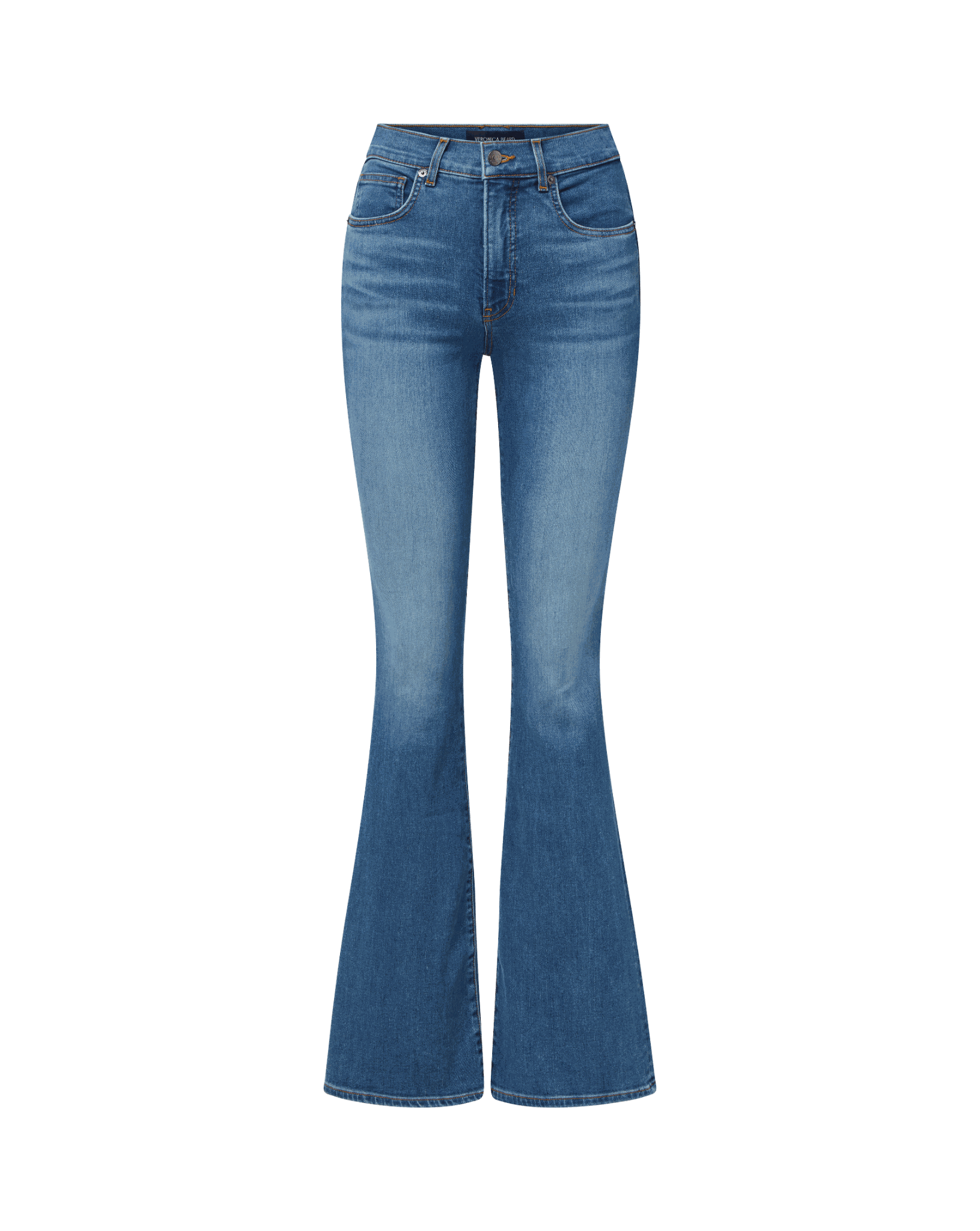 Beverly Mid-Rise Skinny-Flare Jean