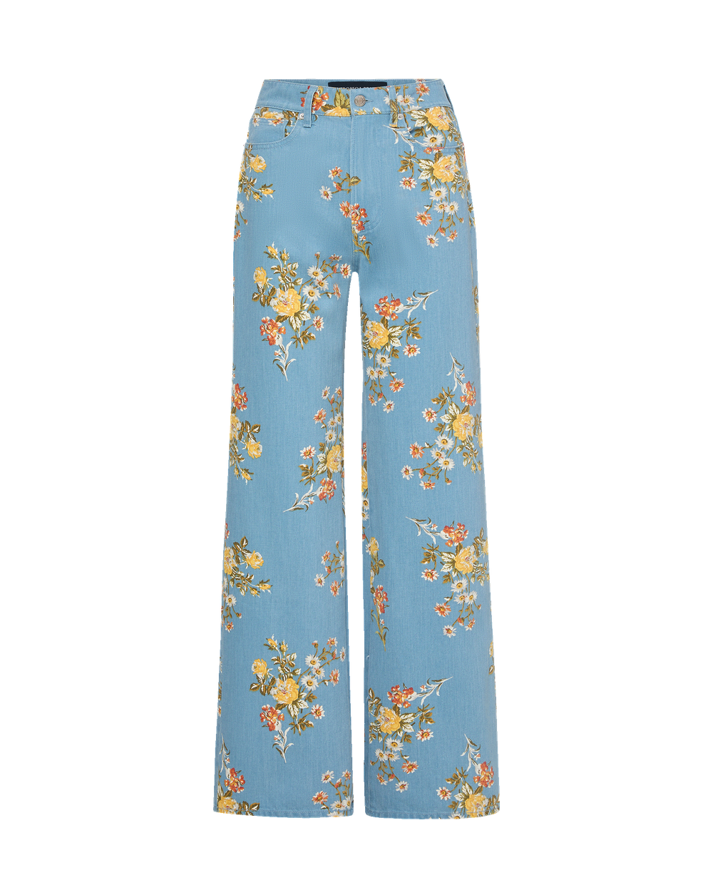 Taylor Floral Wide-Leg Jean