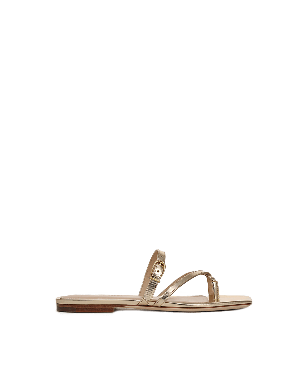 Marthe Metallic Leather Sandal