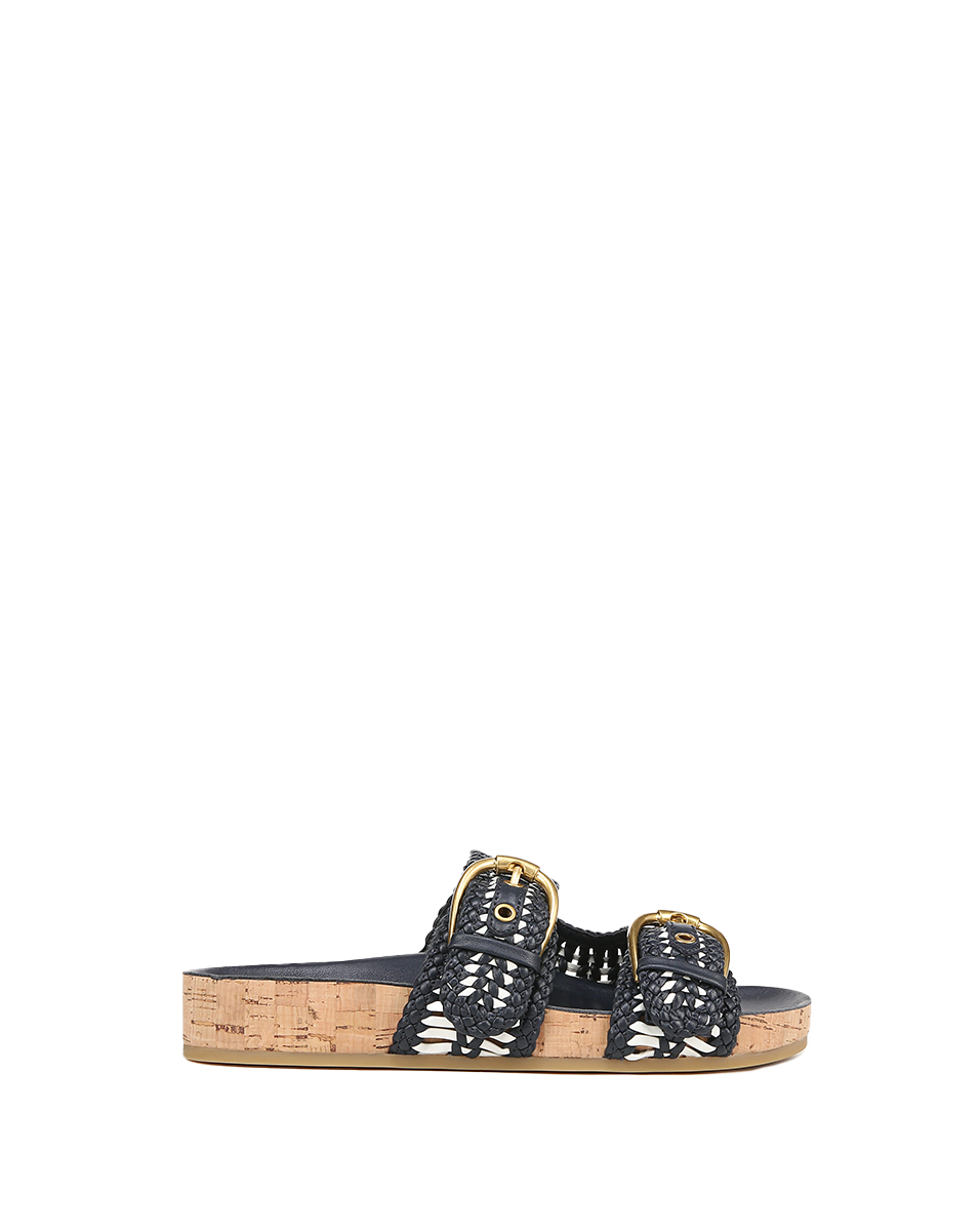 Prue Woven-Leather Sandal